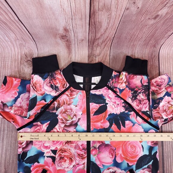 Lululemon Om Me Home Jacket Womens Size 12 Secret Garden Black Luon Athleisure - Picture 14 of 15